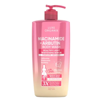 Luxe Organix Niacinamide + Arbutin (Healthy Light Whitening Serum) Body Wash – 1000ml