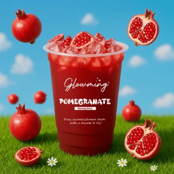 Glowming Health & Beauty Drink – Pomegranate (200g) - Image 3
