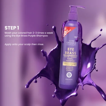 LO Bye Brass Color Toning Shampoo – 270ml - Image 4