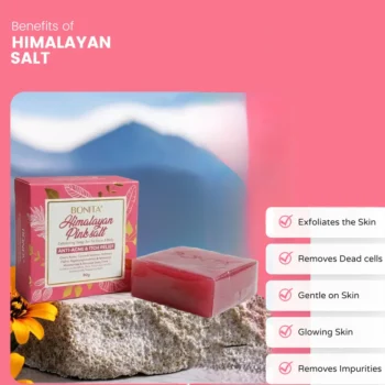 Bonita Himalayan Pink Salt Soap – 80g - Image 5