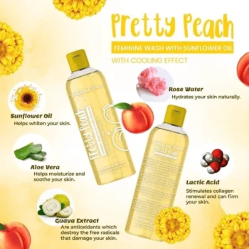 Beauty and Graces Pretty Peach Feminine Wash - 150ml - Image 2