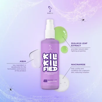 Saskin Kili Kili Fied Deodorant Spray – 60ml - Image 4