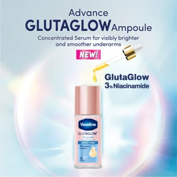 Vaseline Glutaglow Bright & Dry Ampoule Serum Deodorant – 45ml - Image 4