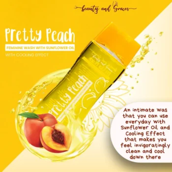 Beauty and Graces Pretty Peach Feminine Wash - 150ml - Image 3