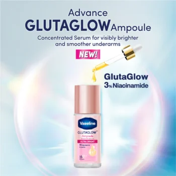 Vaseline Glutaglow Ultra Bright Ampoule Serum Deodorant - 45ml - Image 3
