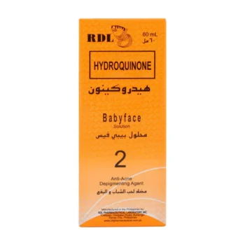 RDL Hydroquinone Tretinoin Babyface Solution Rx 2 – Anti-Acne & Depigmenting Agent