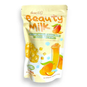 Dear Face Beauty Milk – Mango Flavor | Skin Brightening Collagen Drink - Image 3