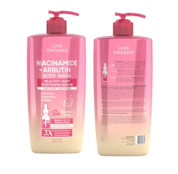 Luxe Organix Niacinamide + Arbutin (Healthy Light Whitening Serum) Body Wash – 1000ml - Image 2