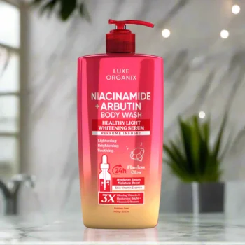 Luxe Organix Niacinamide + Arbutin (Healthy Light Whitening Serum) Body Wash – 1000ml - Image 4