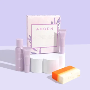 Adorn Lavender Glow Rejuvenating Set – Complete Skin Renewal System