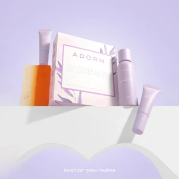 Adorn Lavender Glow Rejuvenating Set – Complete Skin Renewal System - Image 4