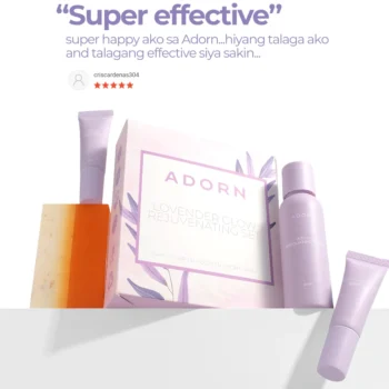 Adorn Lavender Glow Rejuvenating Set – Complete Skin Renewal System - Image 2