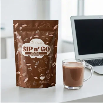 K-Drinks Sip n’ Go Cocoa – 21g × 10 Sachets - Image 2