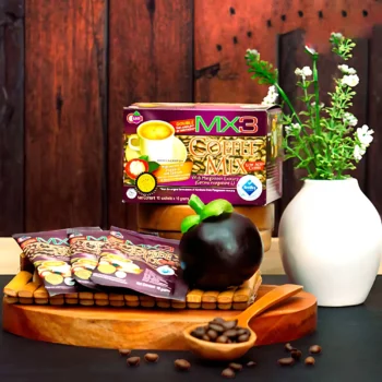 MX3 Coffee Mix with Mangosteen Exocarp – 10 Sachets x 10g (100g Box) - Image 6