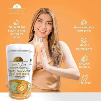 Luxe Slim Beauty Smoothie – Cantaloupe Melon (500g Jar) - Image 5