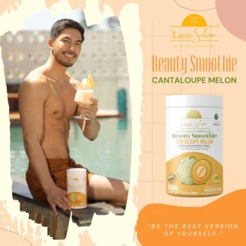 Luxe Slim Beauty Smoothie – Cantaloupe Melon (500g Jar) - Image 4