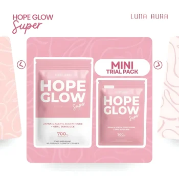 Luna Aura Hope Glow Advanced Glutathione Super Mini – 700mg (14 Capsules) - Image 2