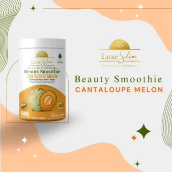 Luxe Slim Beauty Smoothie – Cantaloupe Melon (500g Jar) - Image 3