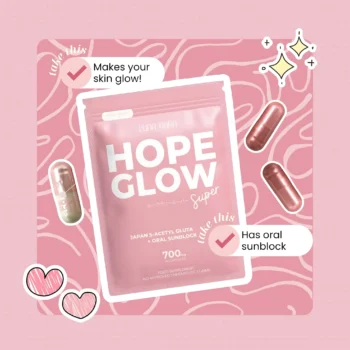 Luna Aura Hope Glow Advanced Glutathione Super Mini – 700mg (14 Capsules)