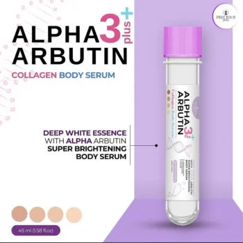 Precious Skin Alpha Arbutin 3 Plus Super Brightening Body Serum – 45ml - Image 5