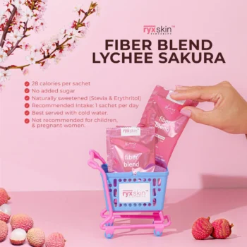 Ryx Skin Fiber Blend Lychee Sakura – Detox & Digestive Cleanse Drink - Image 2