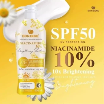 Bon Bene Niacinamide Brightening Lotion SPF50++ - 500ml - Image 6
