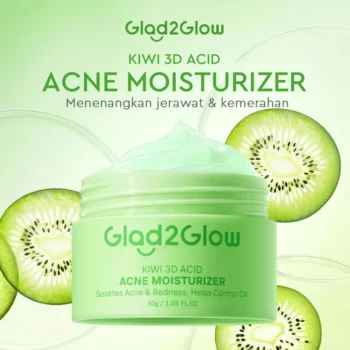 Glad2Glow KIWI 3D Acid Acne Moisturizer （30g）Acne Treatment Night Cream Face - Image 3