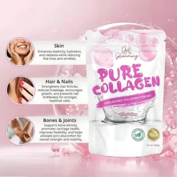 Glowming Shape by CC Pure Collagen Unflavored Collagen Powder – 150g - Image 3