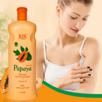 RDL Papaya Whitening Body Lotion + Vitamin E - 600ml - Image 2